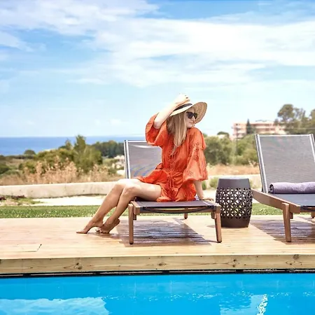 Luxury Rhodes Amel Sea View Private Swimming Pool 3 Bedrooms Kalithea *